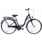 Mestský bicykel 28 Fuzlu City S-1 čierna Mestský bicykel 28 Fuzlu City S-1 čierna